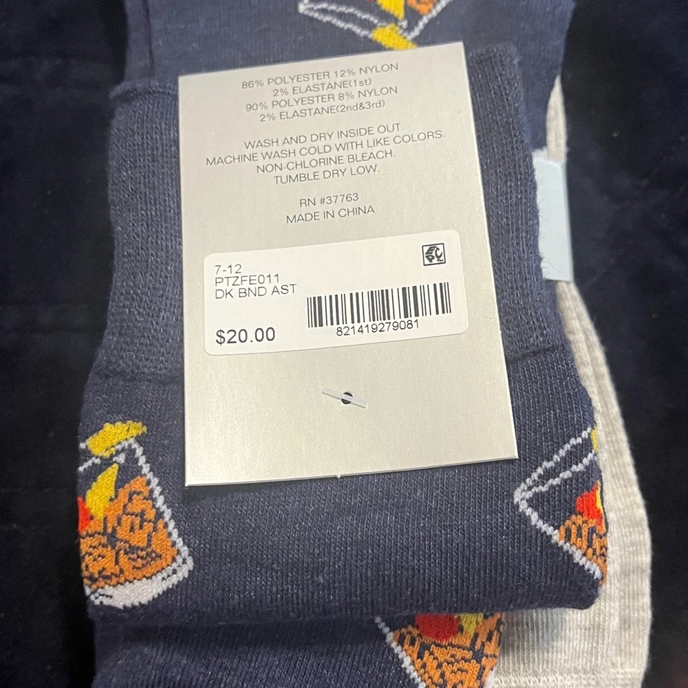 Perry Ellis Men's Socks - Blue, Black, Green, and Gray